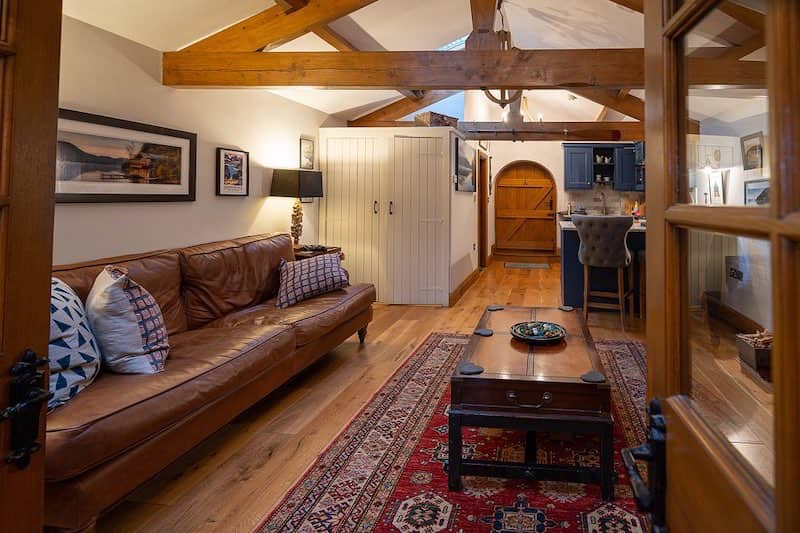 lake district romantic holiday cottages for couples Ullswater Boathouse lounge